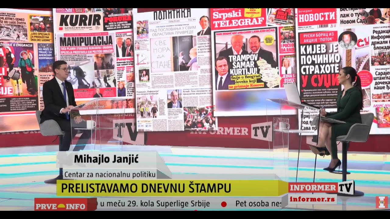 PRVE INFO - ZAVR&Scaron;ENA BLOKADA INFORMERA   HVALA VAM ZA REKORDNU GLEDANOST!