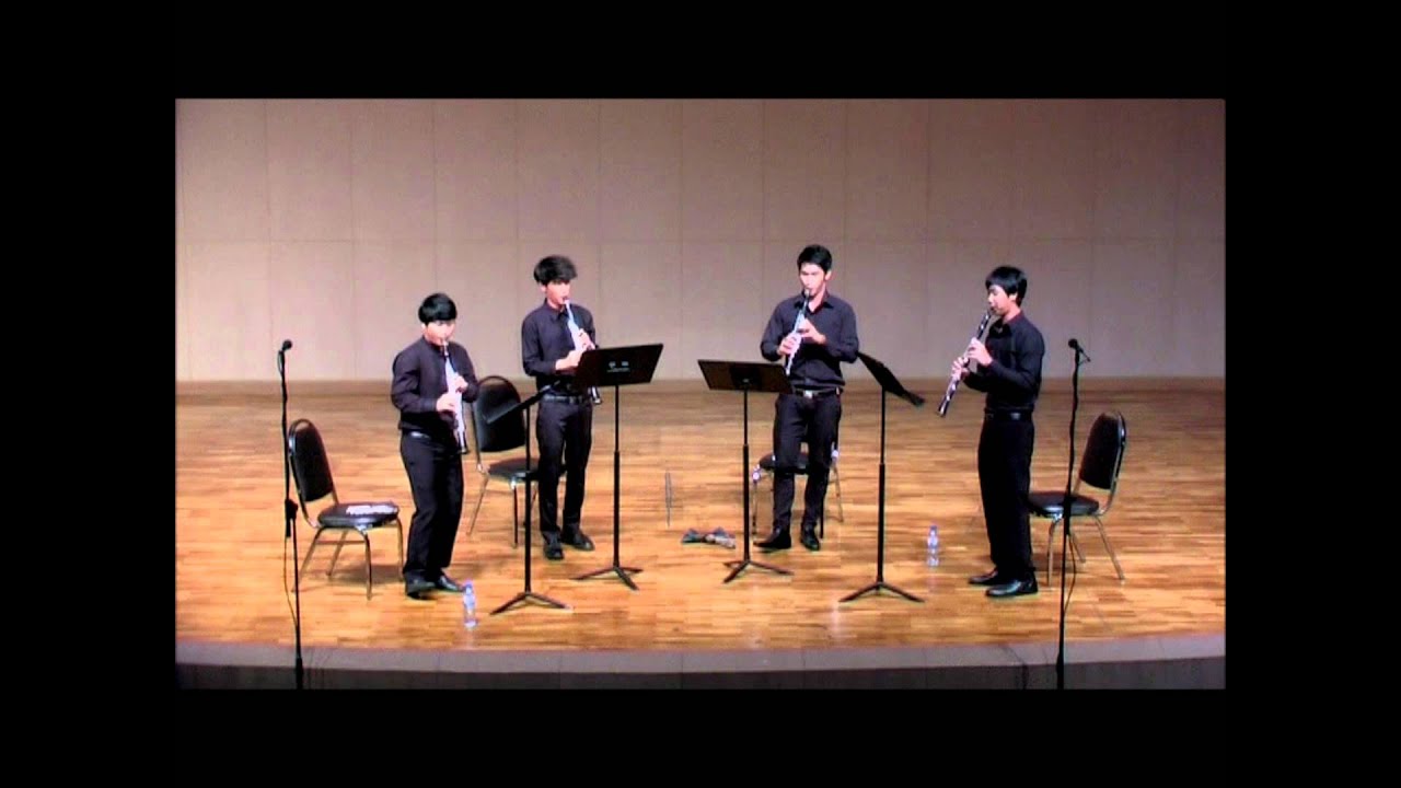 Super Mario Bros. for 4 Clarinets - Koji Kondo(b.1960) (CU Clarinet Ensemble)