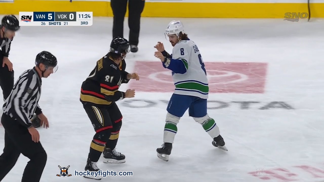 Conor Garland vs Jonathan Marchessault Nov 26, 2022