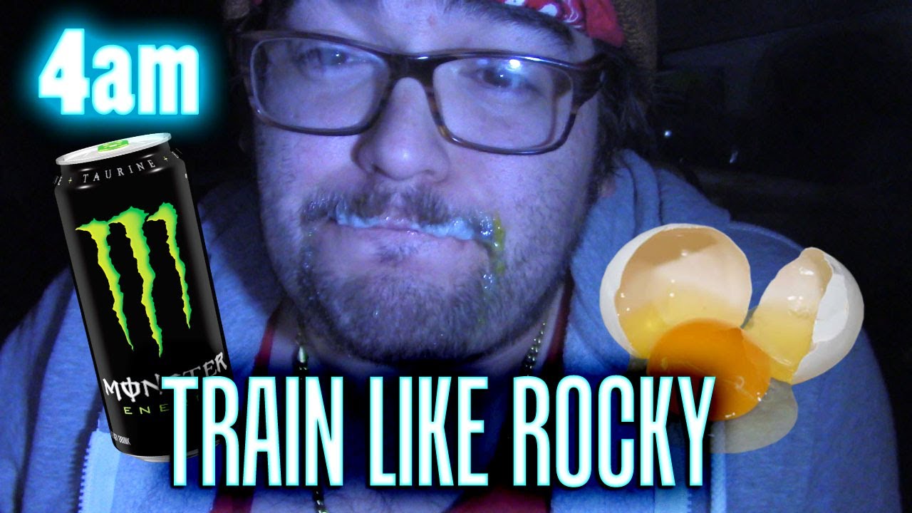 MONSTER + RAW EGG CHUG