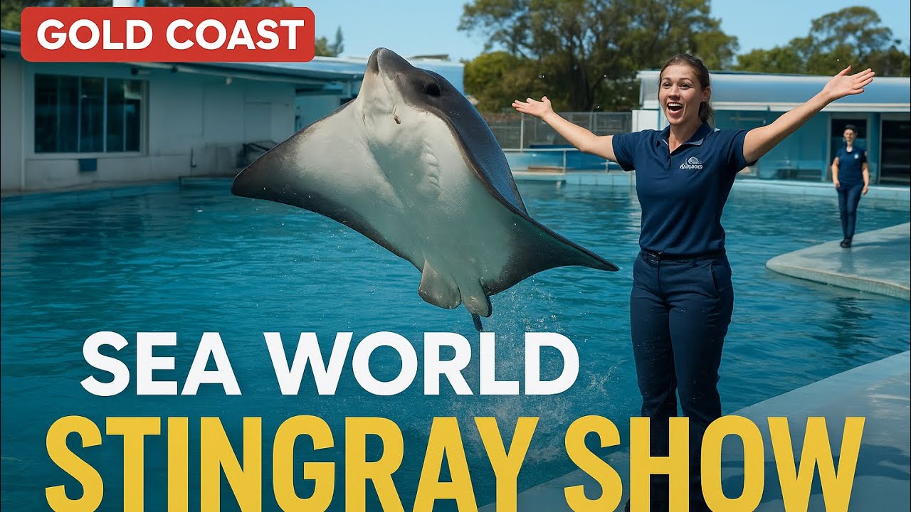 Incredible Stingray Feeding & Tricks! | Sea World Gold Coast