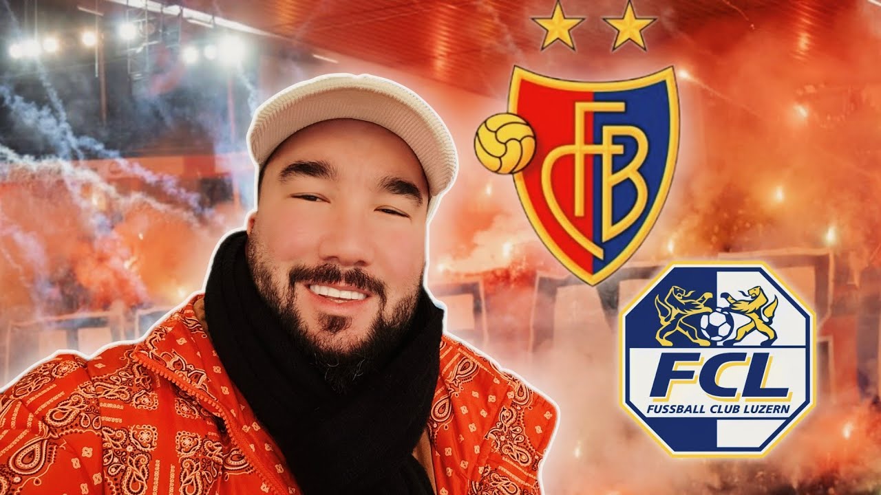 BASEL BRENNT! 🔥 PYRO!  ROTE KARTE 🟥 ELFMETER ⚽️ ALLES DABEI 🫶 FC Basel vs FC Luzern | Stadionvlog 🏟