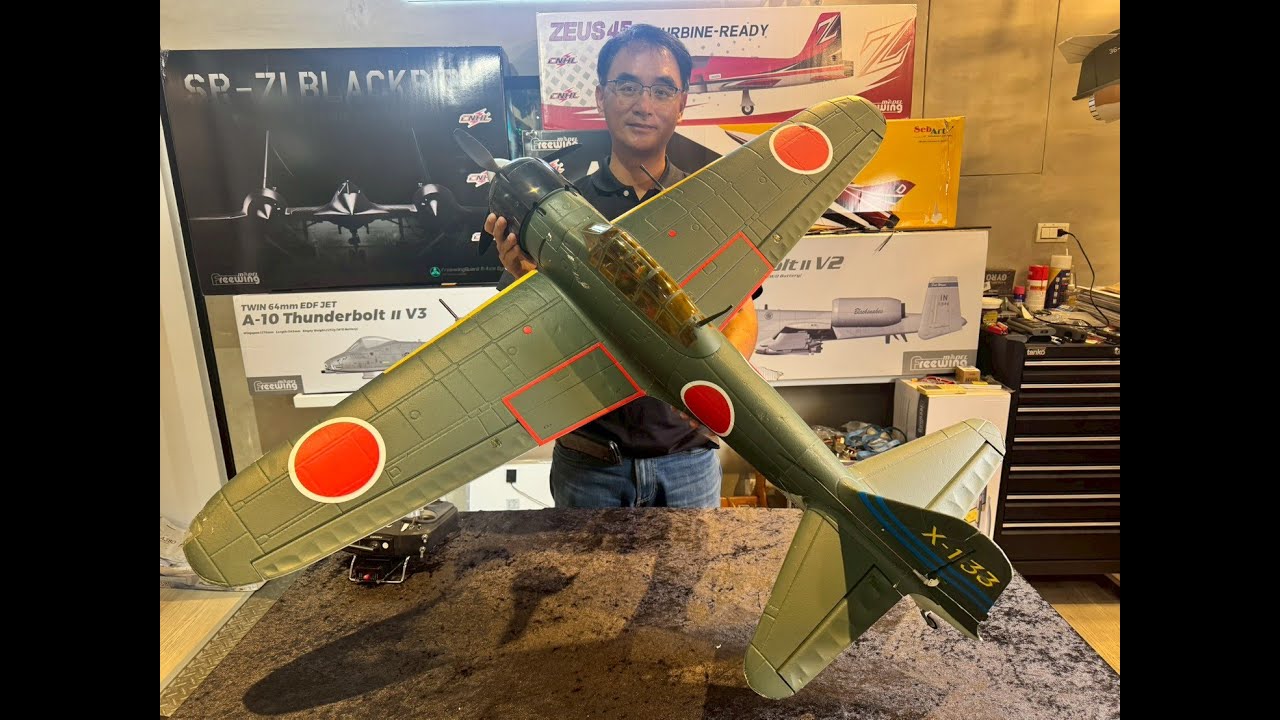 飛友代標 二手品 FMS 1400mm 零戰 ZERO PNP / 0元起標 請飛恩FB二手拍賣區中下標