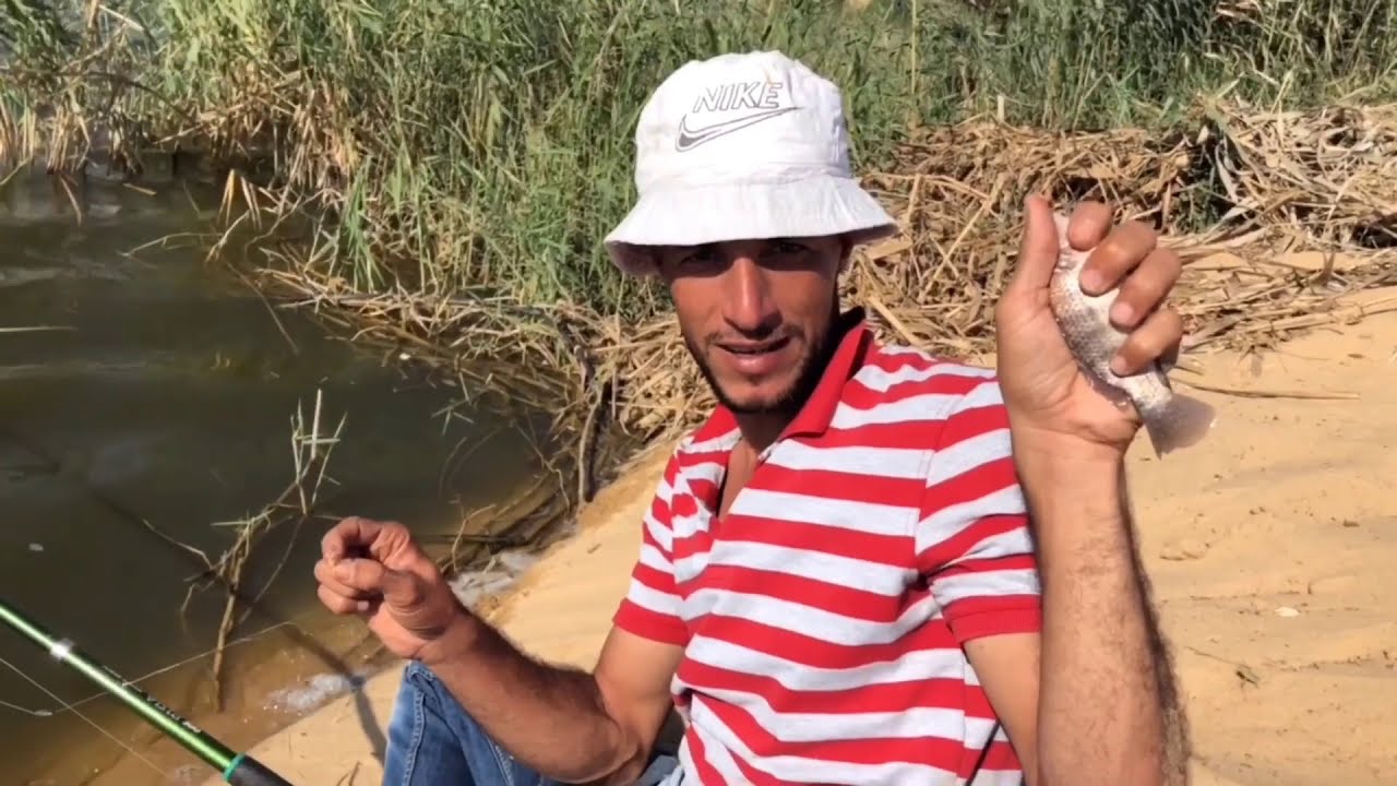 صيد سمك البلطي بالمجوز من بركه المستقبل بالاسماعيليه