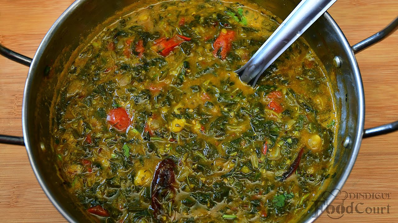 Keerai Kulambu/ Greens Curry/ Keerai Kootu/Amaranthus Curry