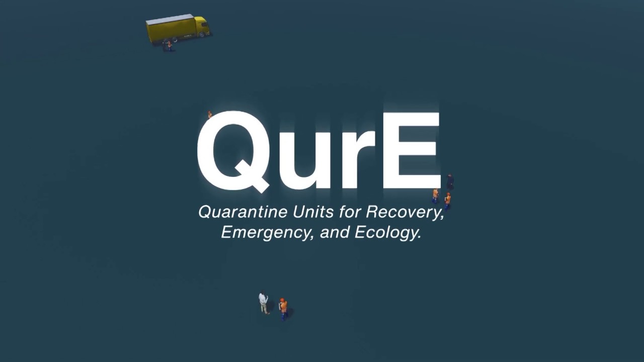 緊急部署檢疫醫院原型 QurE | Quarantine unit for recovery Emergency, and Ecology | 中英版