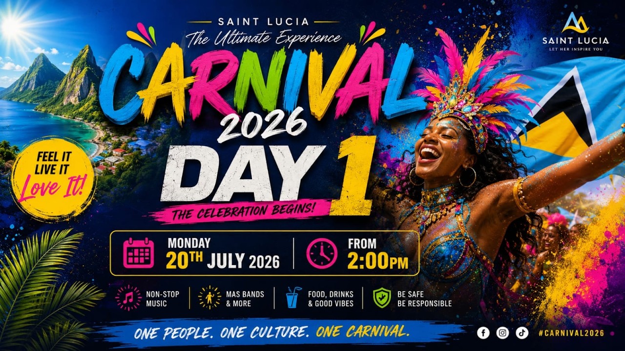 ST.LUCIA CARNIVAL 2026 DAY 1
