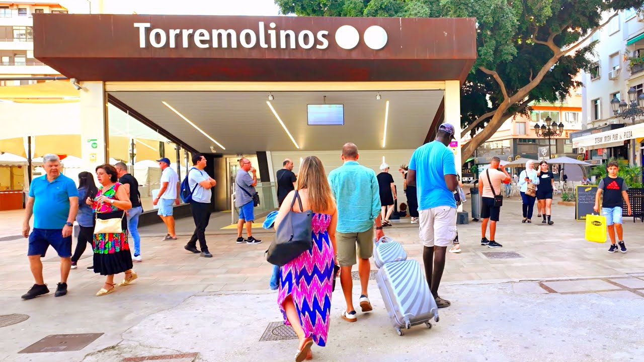 Torremolinos From City Center (Train Station) to Beach Front | Spain Malaga