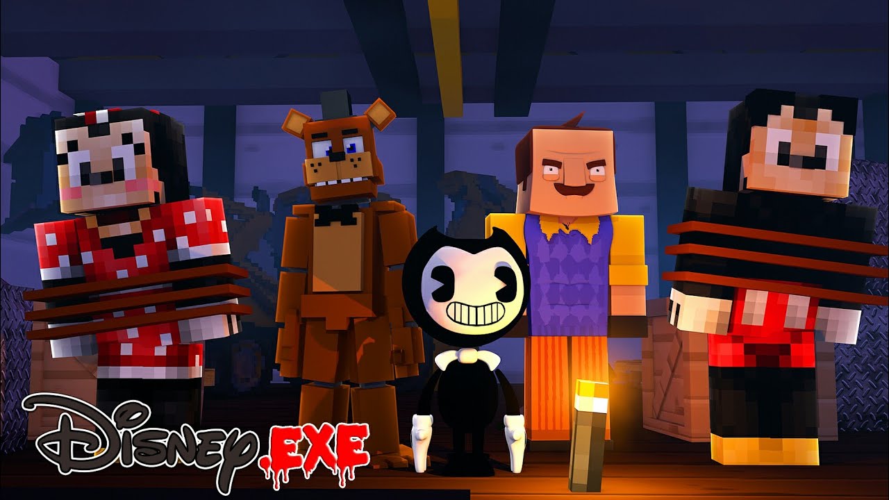 Minecraft - TURNING DISNEY EXE HOW TO ESCAPE!!