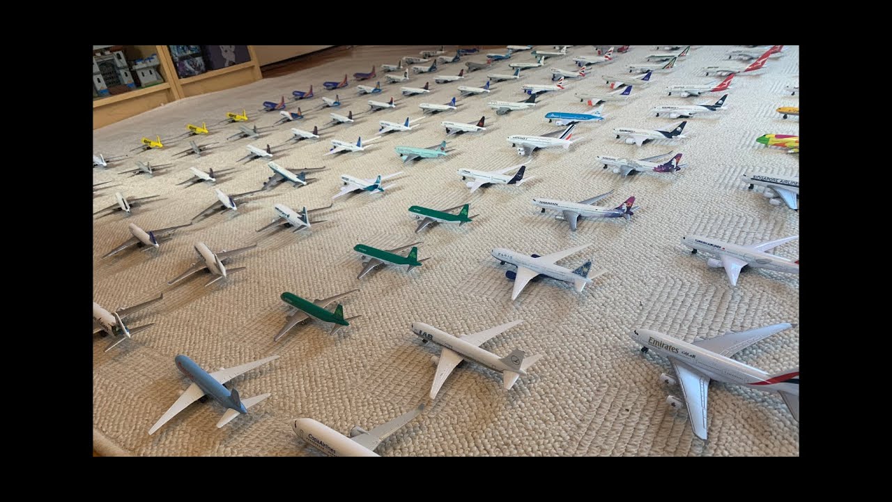DARON REALTOY COLLECTION VIDEO AUGUST 2020! 115+ AIRPLANES! (100 Subscriber Special)
