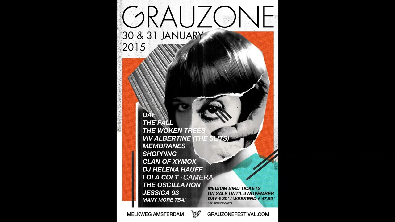 DAF live @ Grauzone 2015 (audio only) - Der Mussolini/ Ich Will/ Muskel