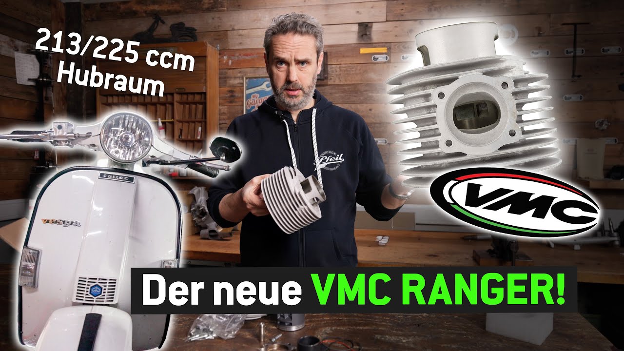 VMC Ranger für Vespa 200 Modelle – Unboxing & Prüfstand-Test!