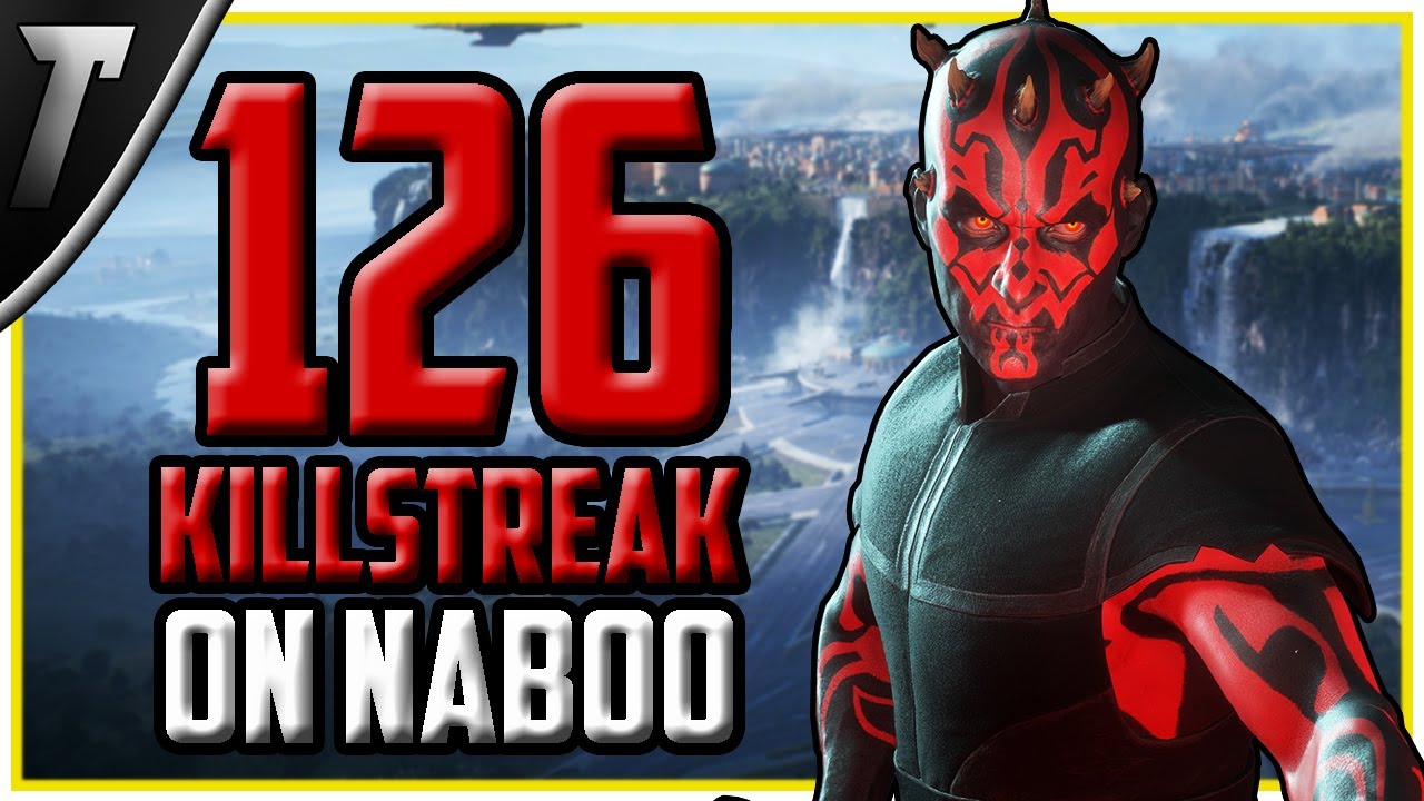 Star Wars Battlefront 2 Darth Maul OLD MASTER 126 Killstreak (Naboo)