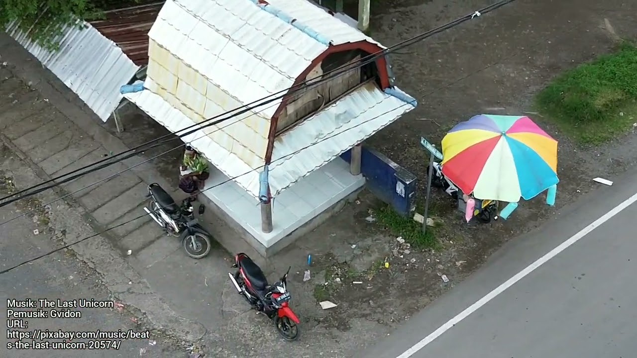 Tes jarak Mini3 || Pantauan Udara Lalu Lintas Tempat Kuliner Menjelang Berbuka puasa#ramadan #mini3