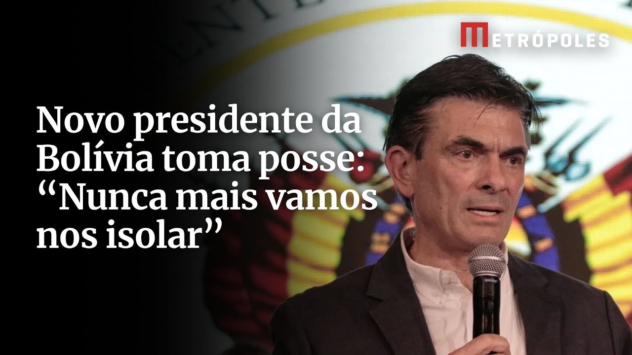 Rodrigo Paz toma posse e encerra hegemonia de 20 anos da esquerda