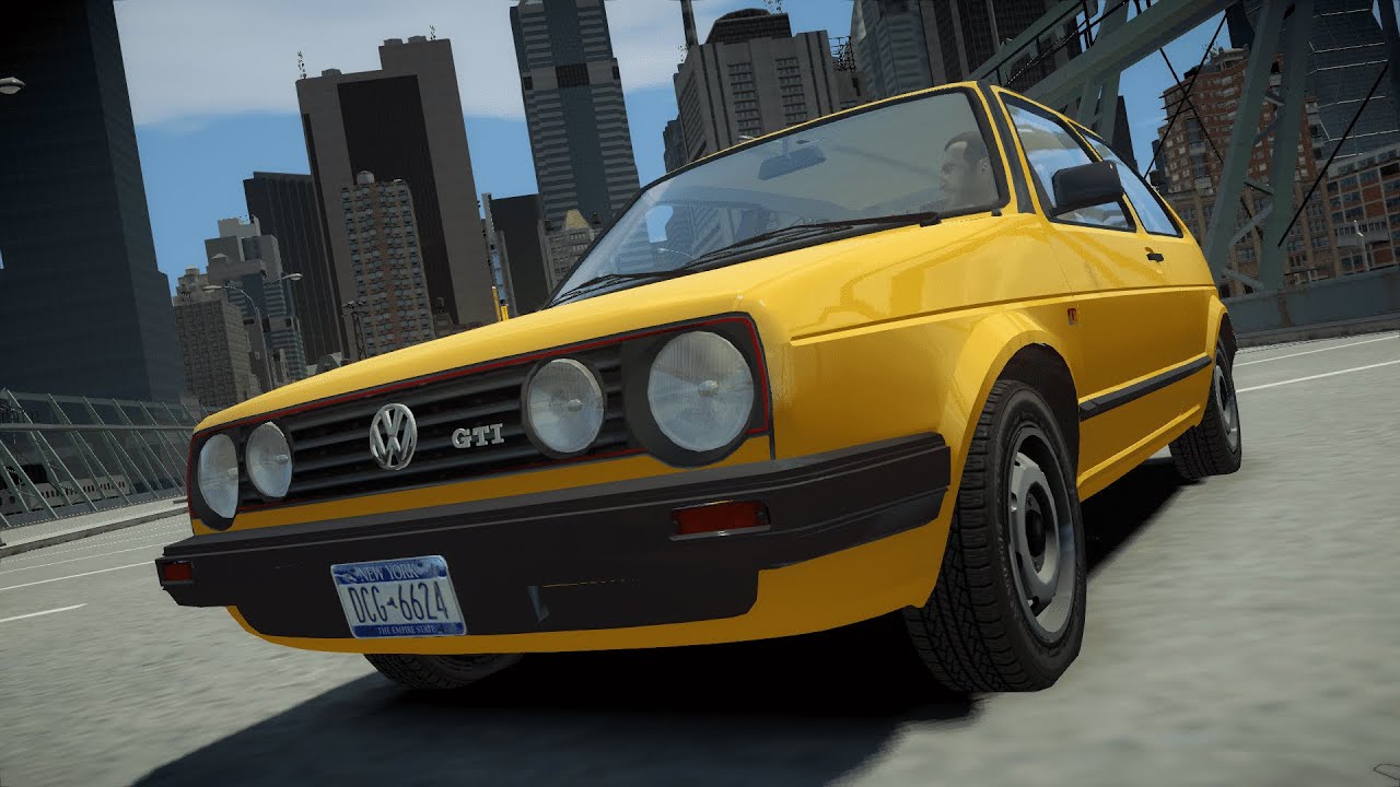 GTA IV VOLKSWAGEN GOLF MK2 GTI CRASH TESTING