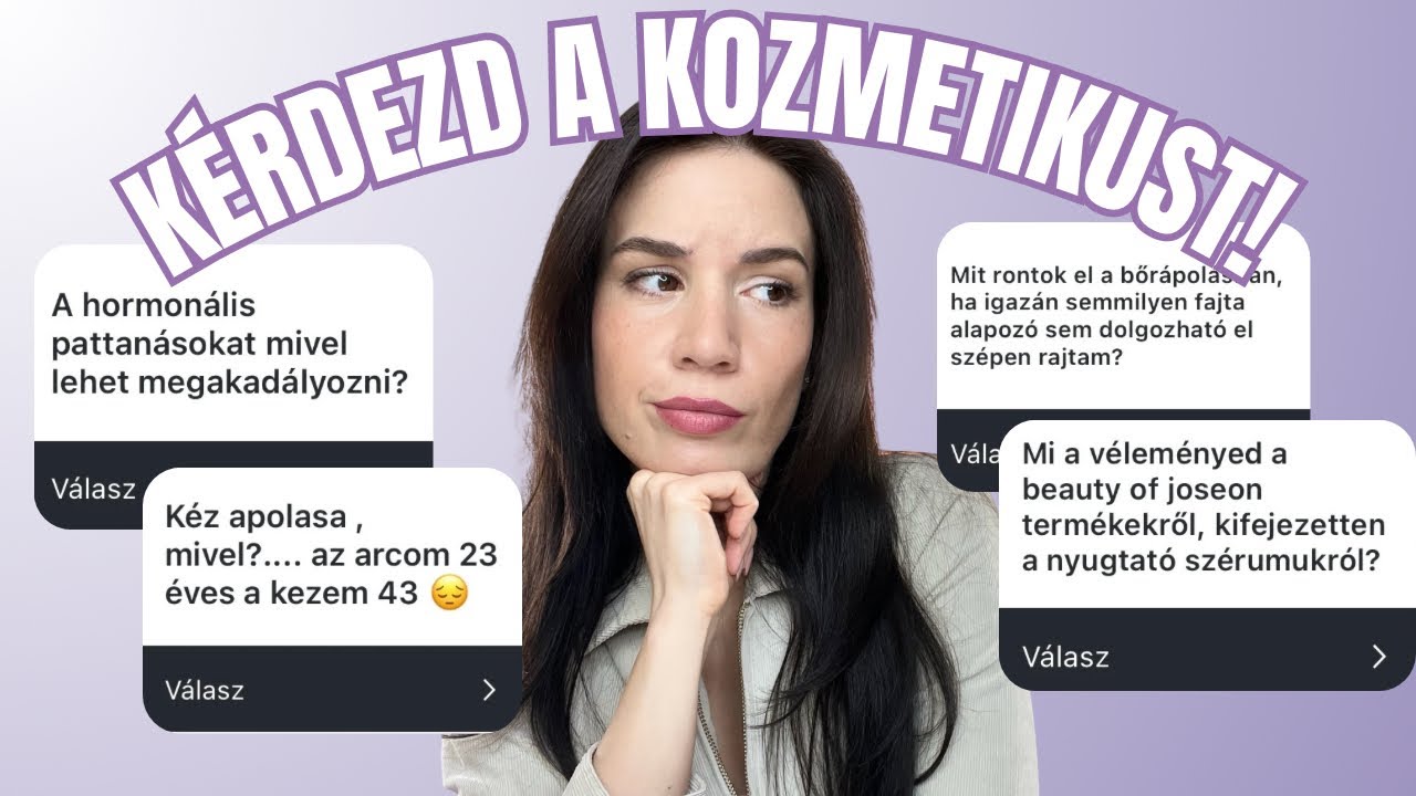 TI KÉRDEZTETEK A BŐRÁPOLÁSRÓL - én válaszolok TP Makeup