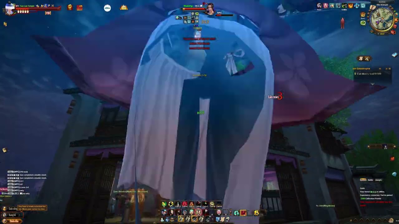 AGE OF WUSHU 1 Vs Garbage PLAYER /// Legends of Wuxia Server Tiger