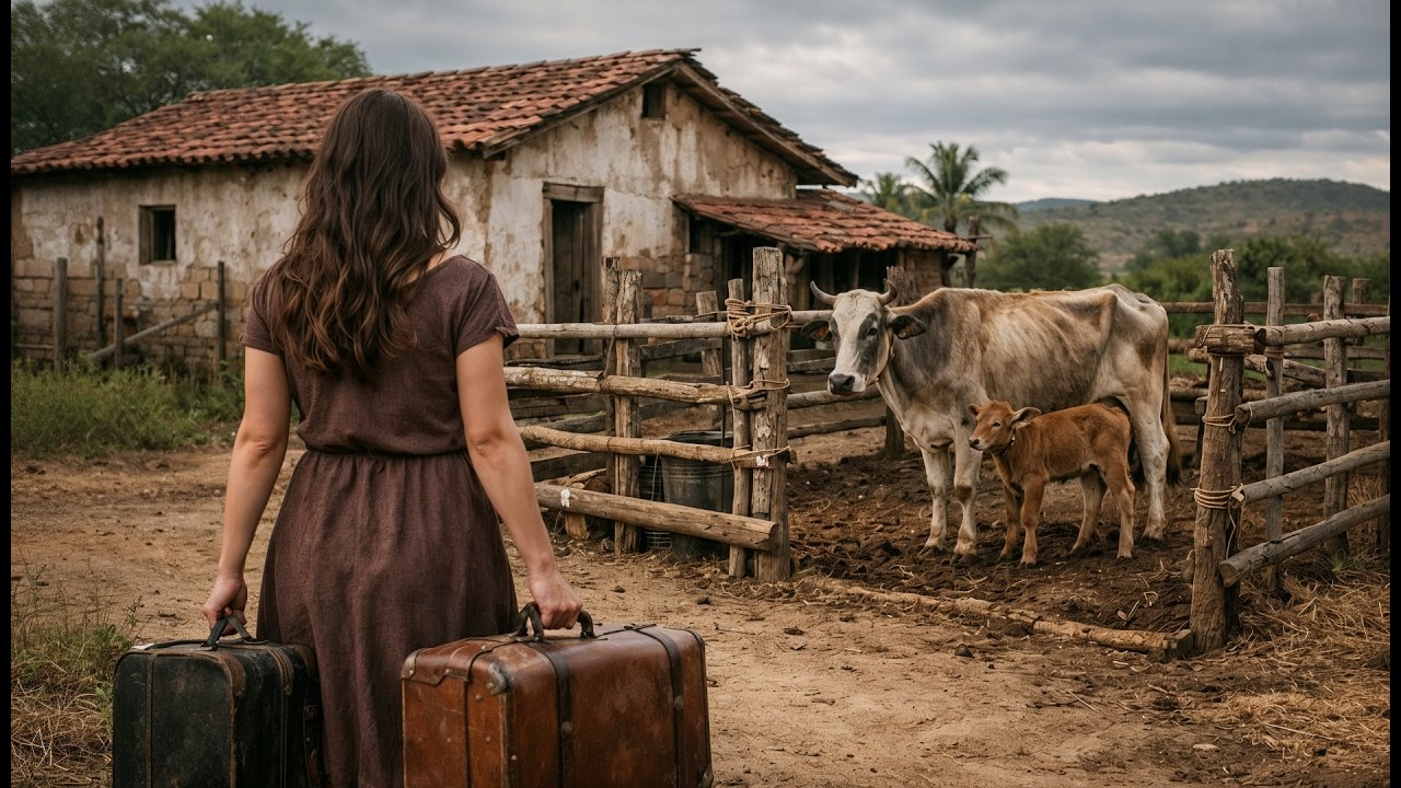 Jovem Viúva Herdou um Sítio Velho Com Uma Vaca Magra e Seu Bezerro… Ela Teve Que Se Virar Sozinha