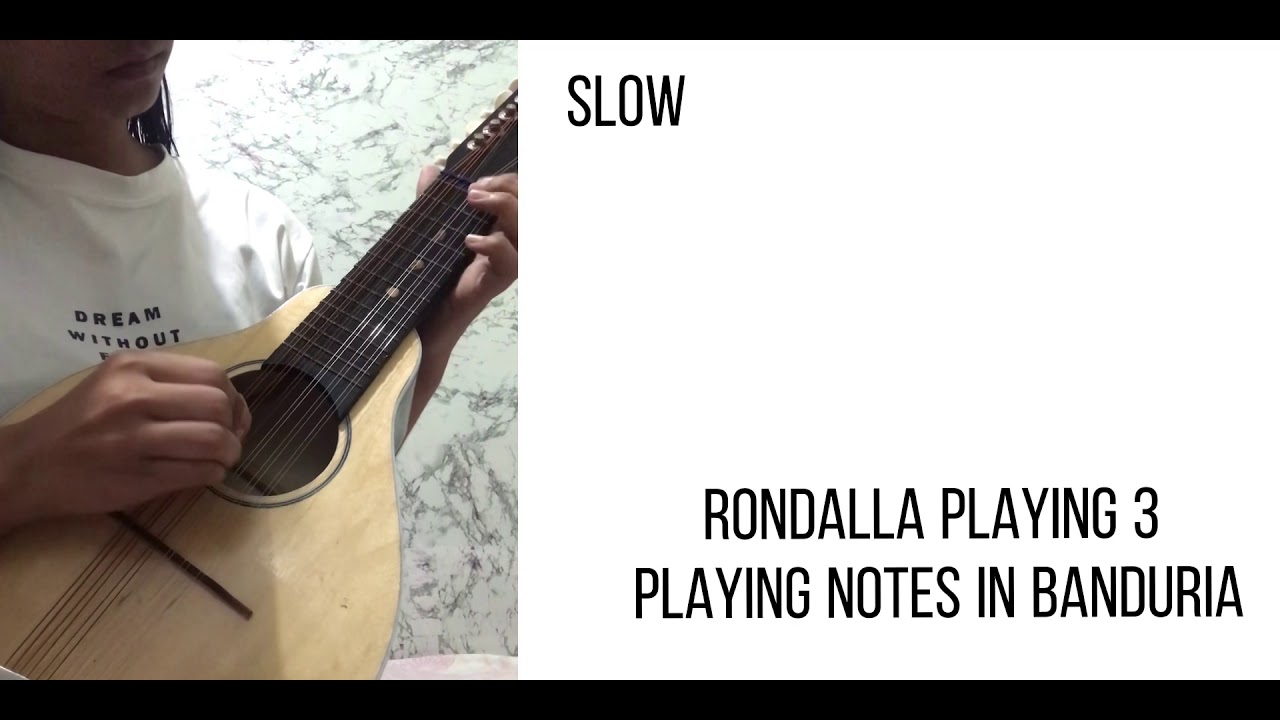 Rondalla Playing 3 Playing Notes in Banduria