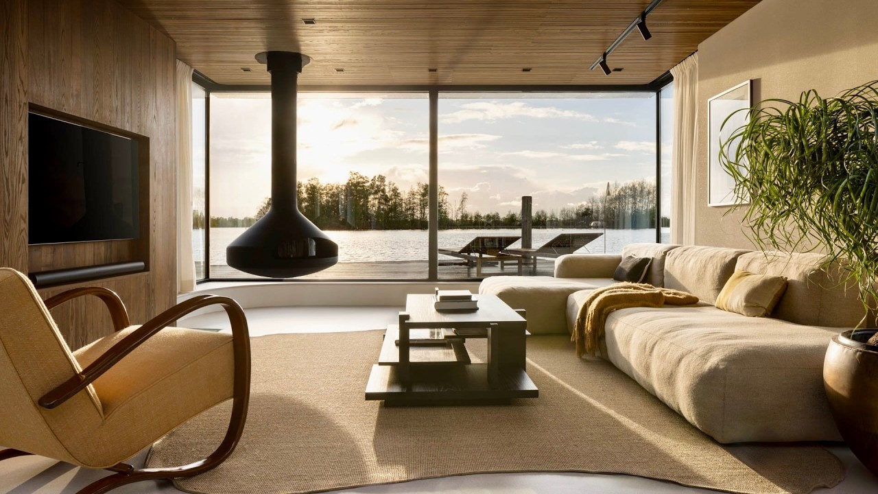 Плавающий Дом в Голландии: Идеальный Дизайн Маленького Дома