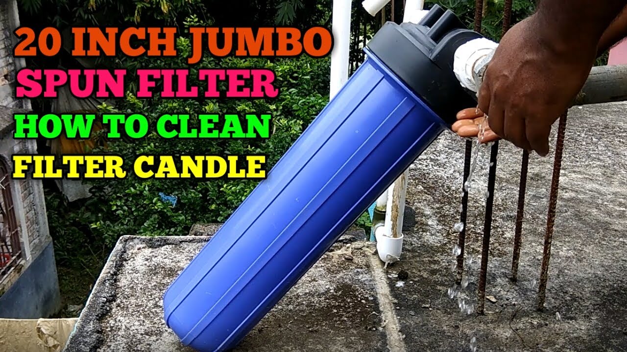 how to clean jumbo spun 20 inch water filter | 20 इंच का हाउस आरो वाटर फिल्टर का सफाया कैसे करें