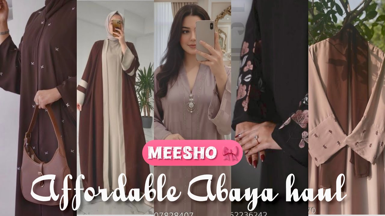 Affordable abaya haul from meesho 🫶✨ 