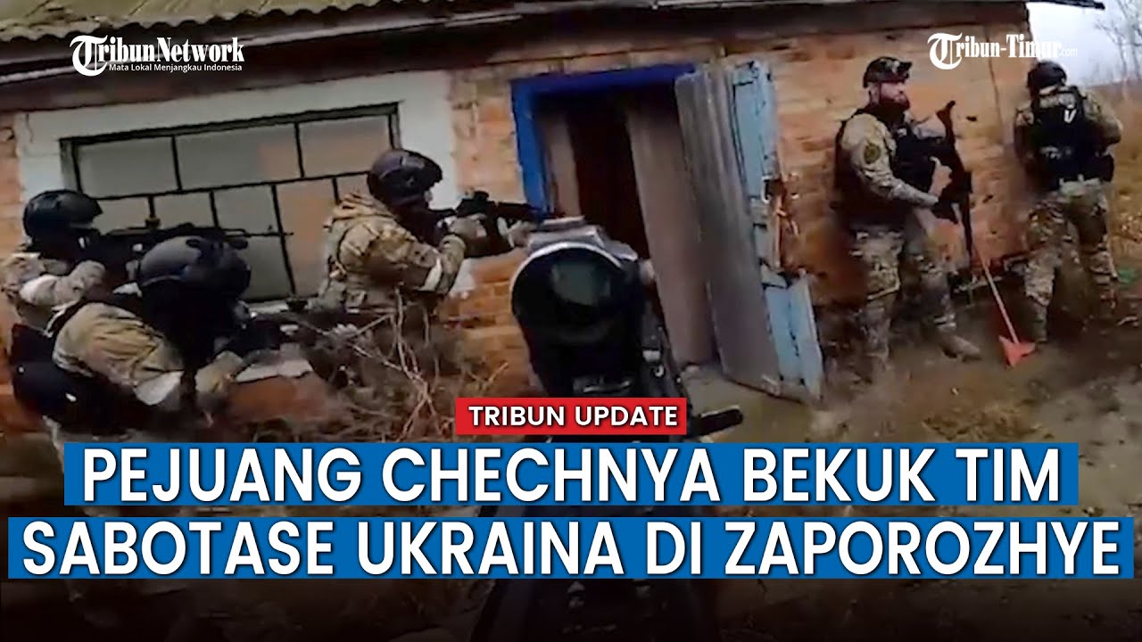 Pejuang Chechnya Kejar Tentara Ukraina yang Sembunyi di Desa Blagoveshchenka