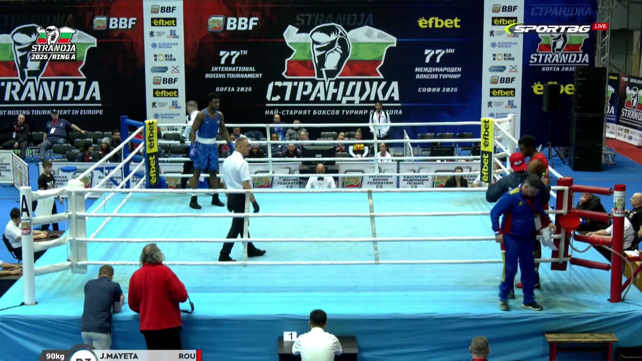 Joseph Awinongya (USA) vs. Jorge Luis Mayeta (ROU) Strandja Tournament 2026 (90kg)