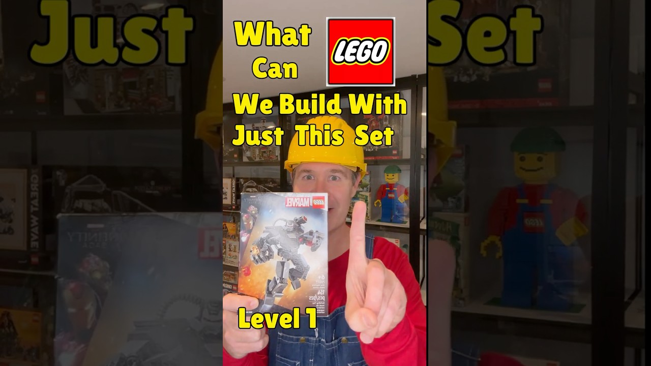 What Lego Can We Create from just using Marvel War Machine Mech Armor 76277 #legomarvel #shorts