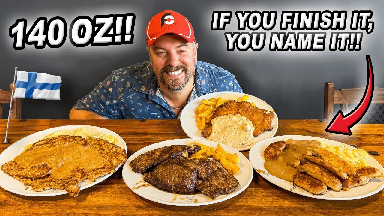 Если я пройду самый большой в Финляндии конкурс по приготовлению ассорти-гриля весом в 140 унций,...