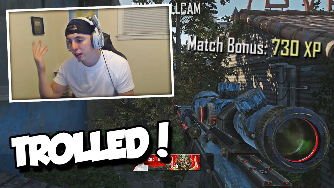 HE GAVE ME AIMBOT AGAIN... (BO2 Trickshotting)