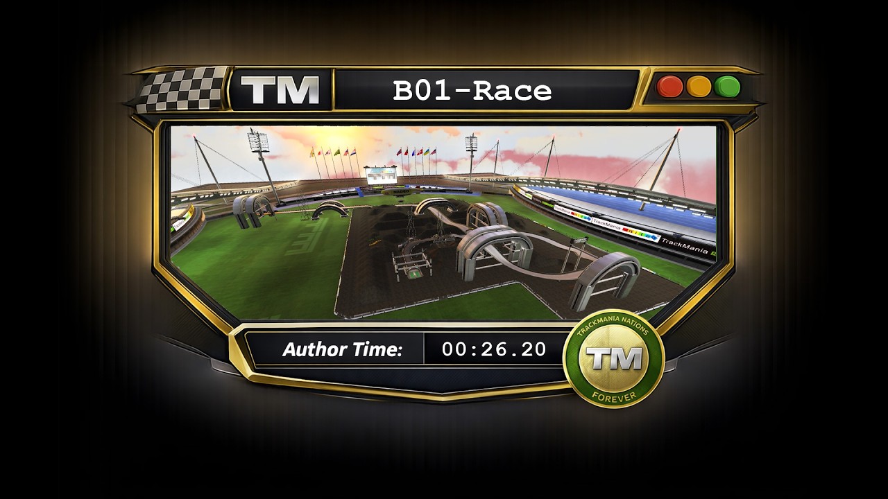 TrackMania Nations Forever - B01-Race - Legit Runs Only