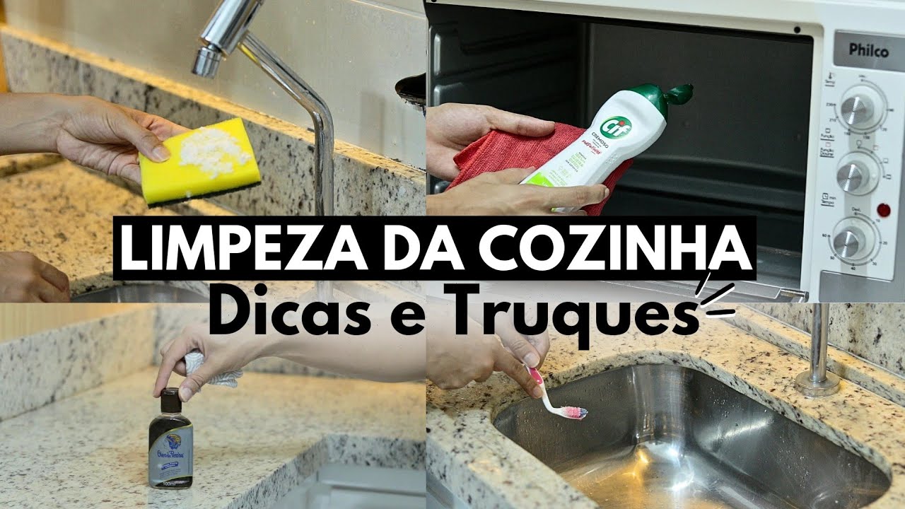 LIMPEZA DA COZINHA: Dicas e Truques super úteis!