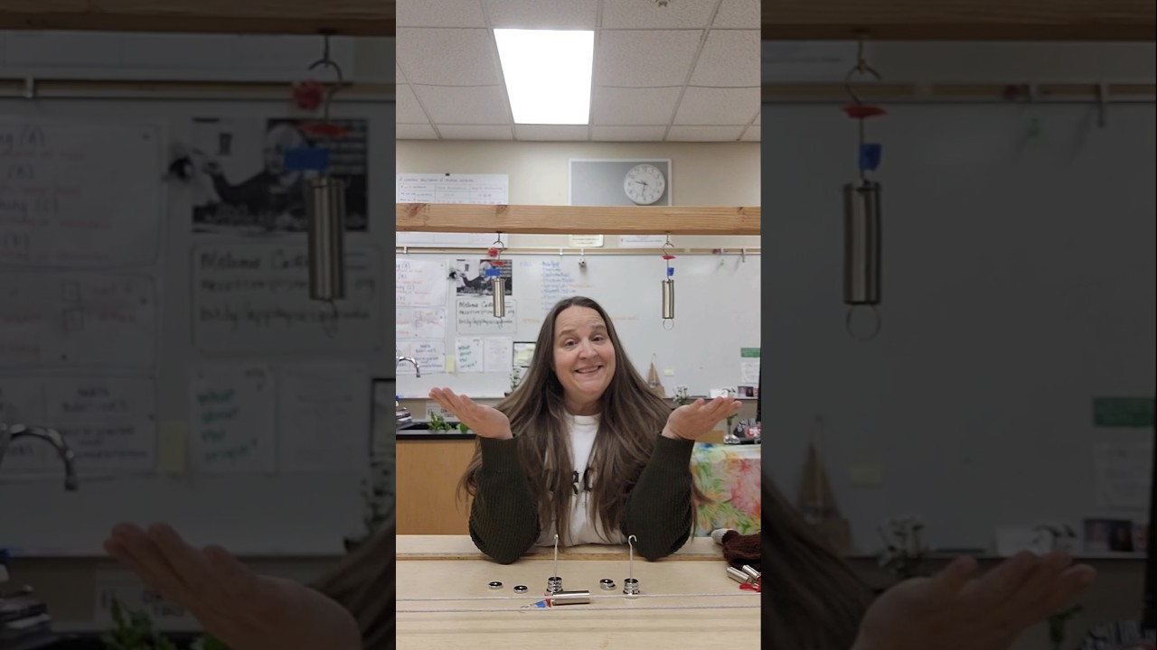 2 springs period and spring constant physics demo