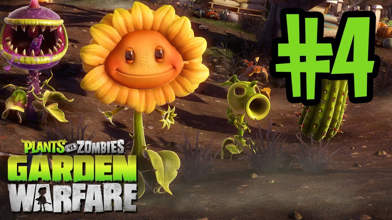Plants VS Zombies Garden Warfare Gameplay Walkthrough Part 4 - CO-OP Mode Sunflower
