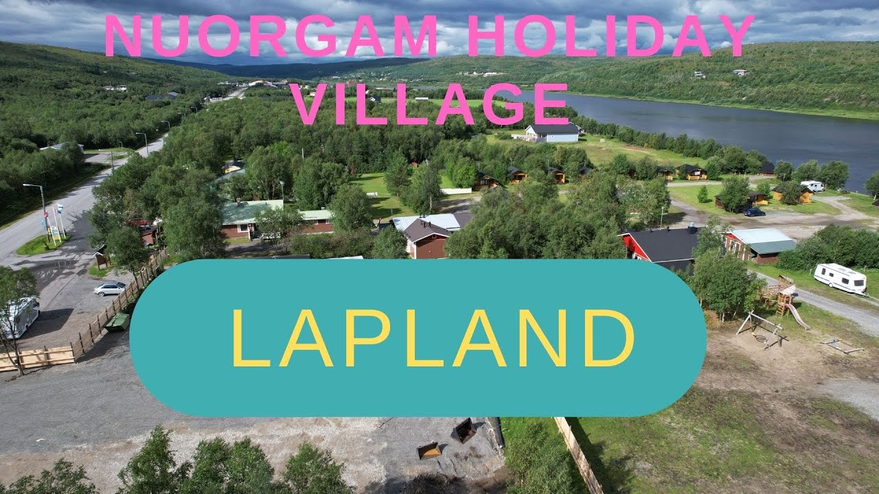 Nuorgam (Njuorggán) Village Lapland Finland: DJI Drone Footage