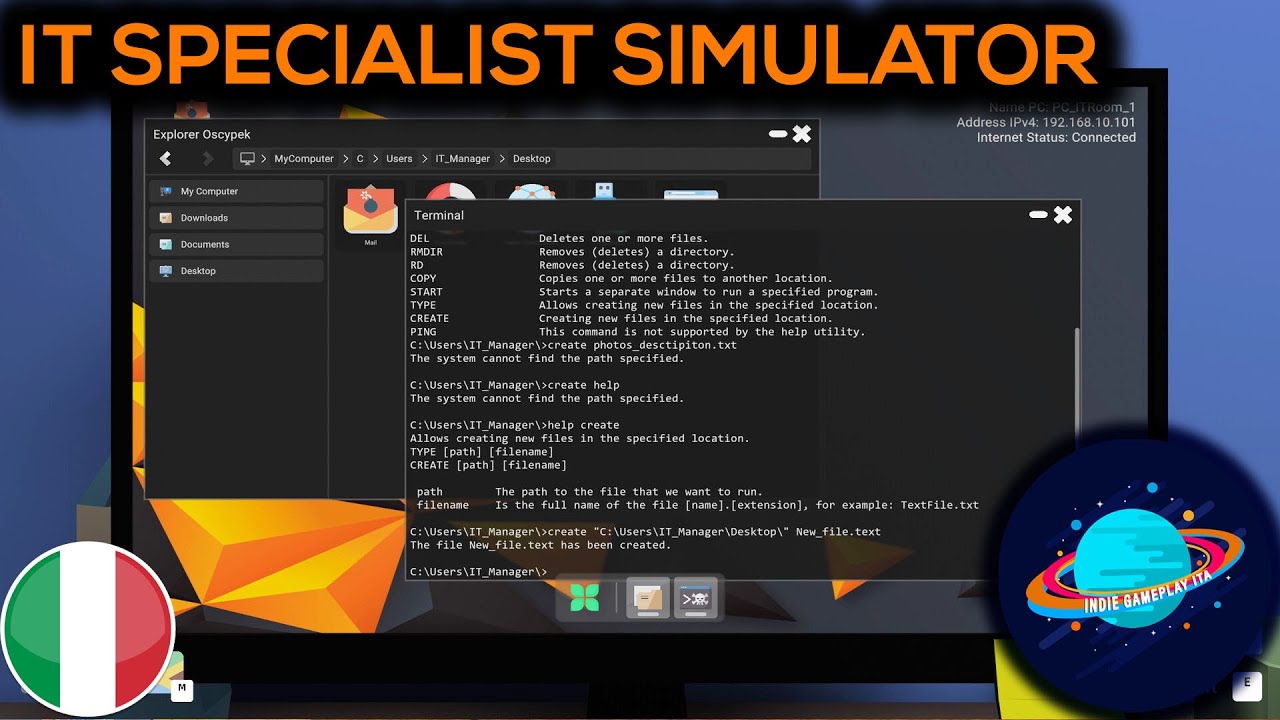 PER ORA E' IL MIGLIORE CHE HO PROVATO!! || IT Specialist Simulator || GAMEPLAY ITA