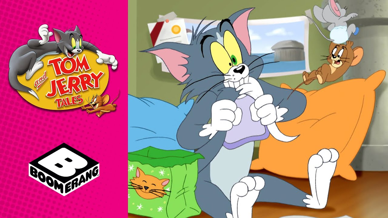 Jerry Becomes a Babysitter | Tom & Jerry | Boomerang UK