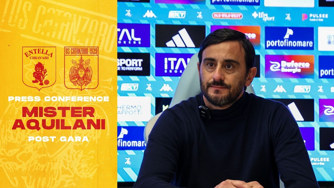 PRESS AREA | AQUILANI NEL DOPO GARA DI VIRTUS ENTELLA - CATANZARO
