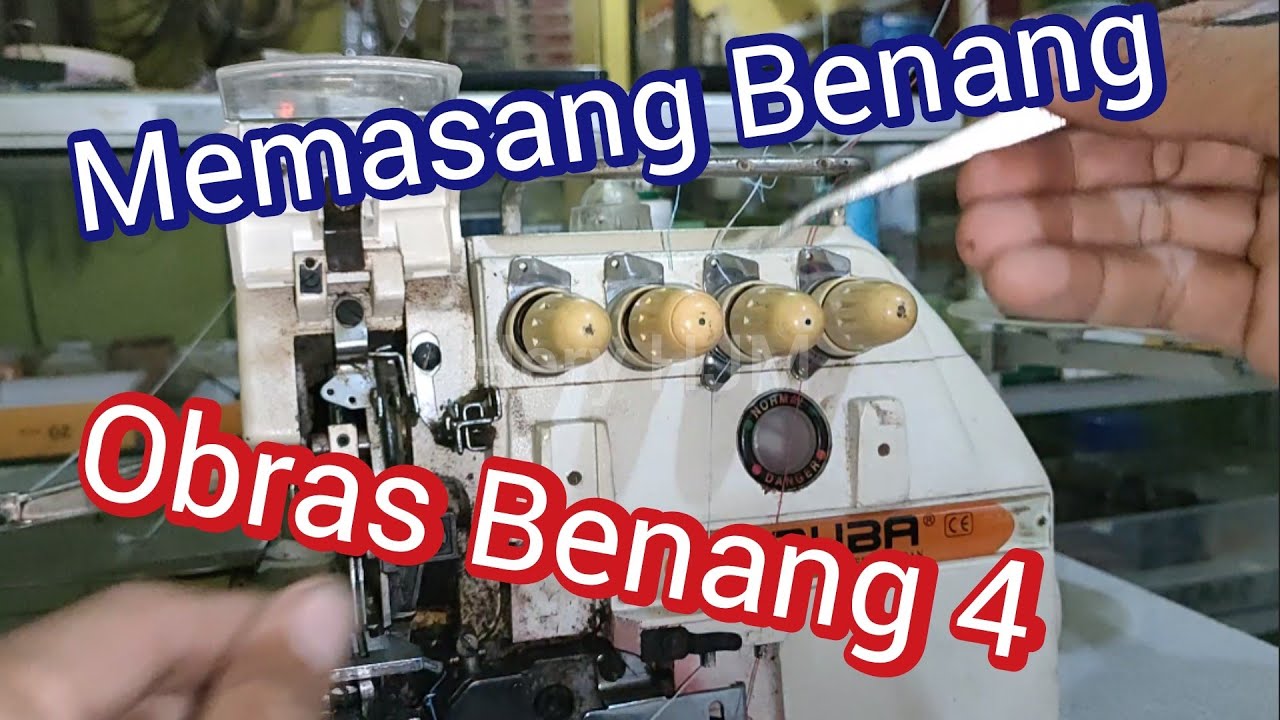 MEMASANG BENANG OBRAS SIRUBA benang 4