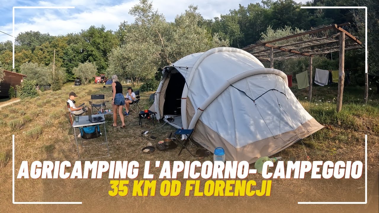 Kemping 35 km od Florencji, Agricamping L'Apicorno.
