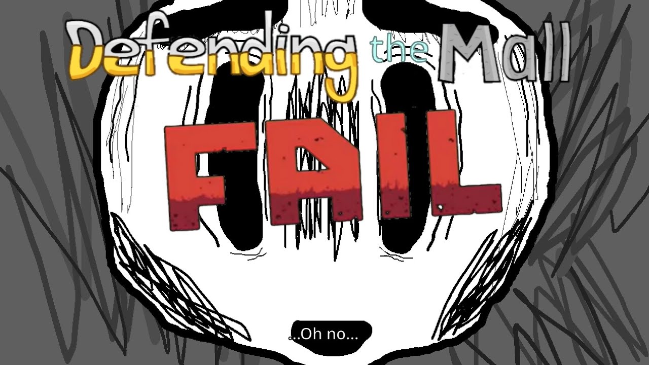 Defending the Mall - All 26 Unique Fails (Henry Stickmin Fangame)