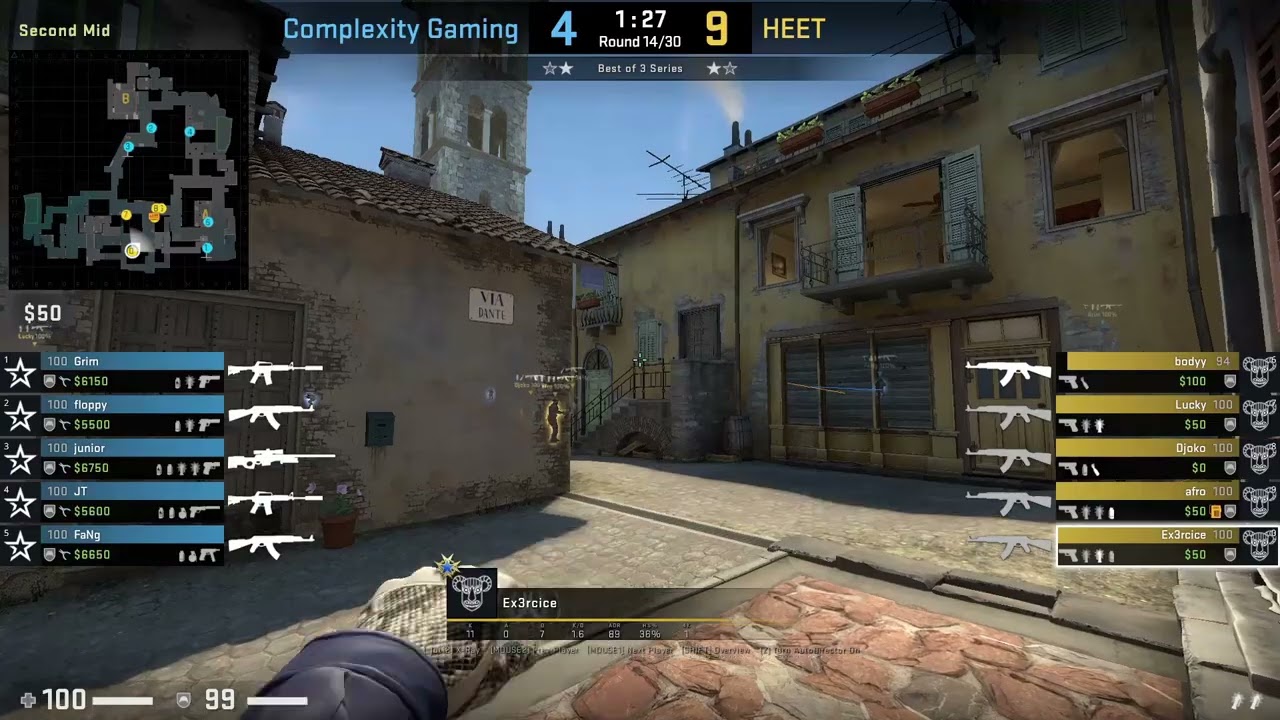 Inferno Top Mid Flash From 2nd Mid (CS:GO TRICKS AND TIPS)
