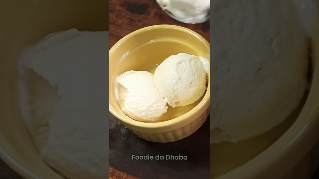 Vanilla Ice-cream in Market Style || Minimum ingredients || Easy to make #homemade #icecream