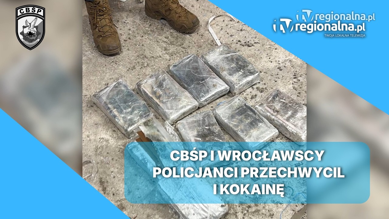 Lubin. 42 kg kokainy ukrył w betonowych donicach