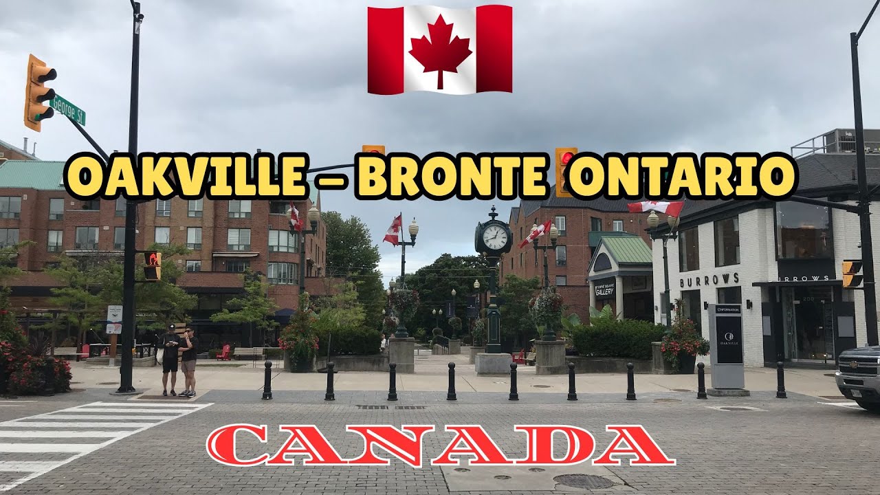 Oakville - Bronte Ontario Canada, Dash Cam Ride