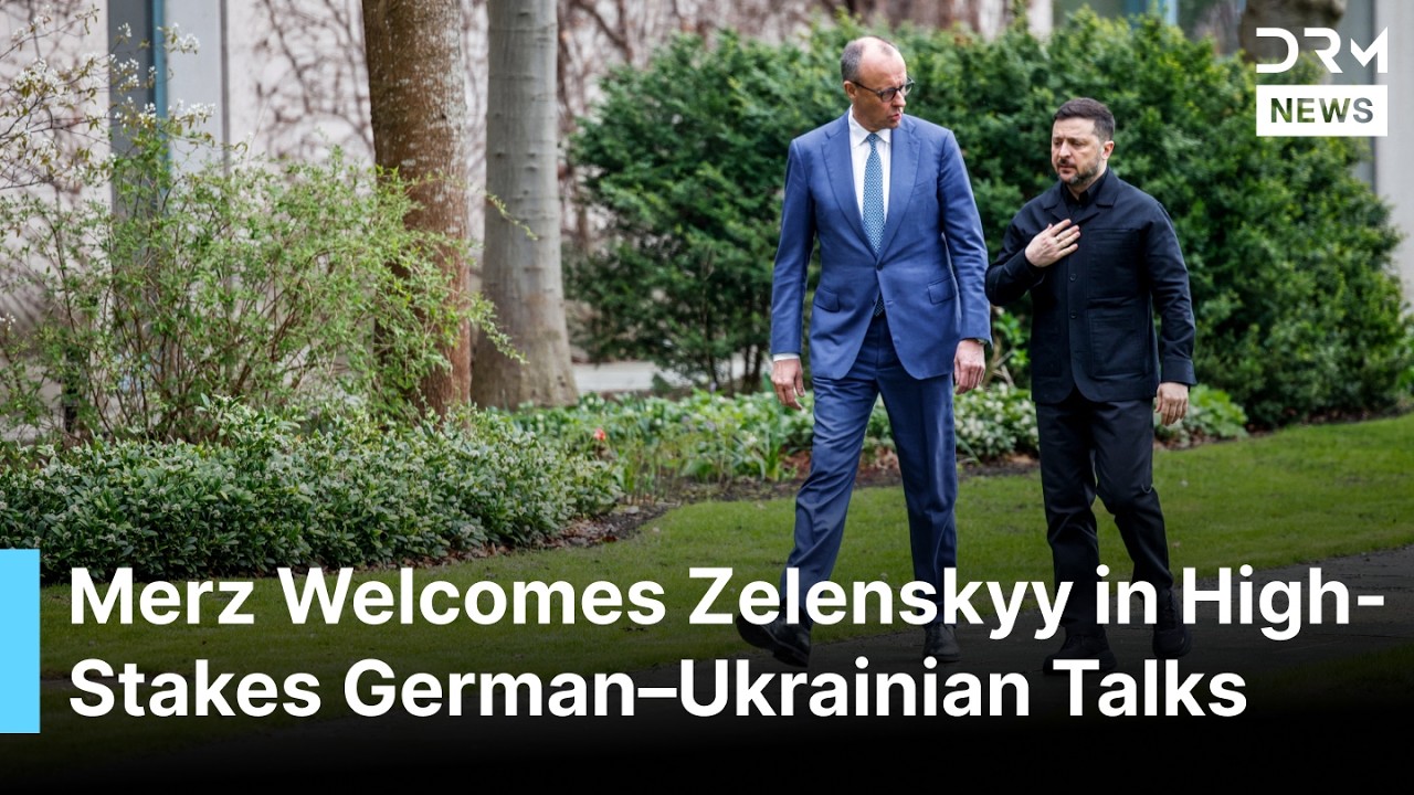JUST IN: Merz Welcomes Zelenskyy in High-Stakes German&ndash;Ukrainian Talks in Berlin | AC1B