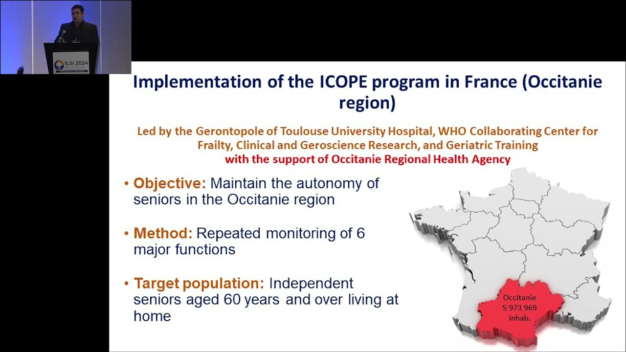 ILSI AM2024: Philipe de Souto Barreto, PhD, Universit&eacute; Paul Sabatier Toulouse III, France