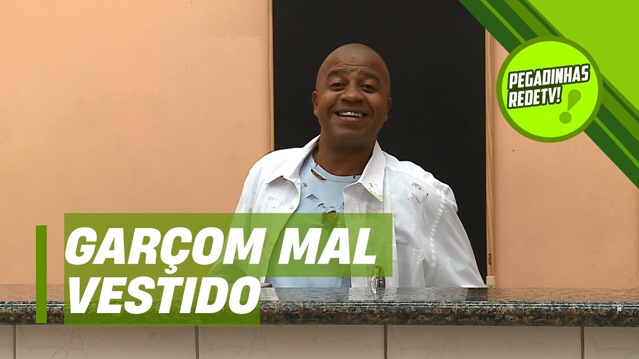 O GAR&Ccedil;OM FOI ESCALADO DE &Uacute;LTIMA HORA! | Pegadinhas RedeTV!